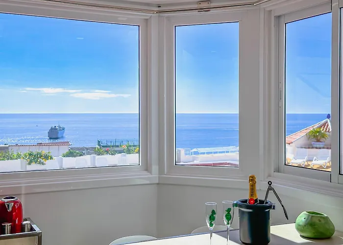 아파트 Horizonte 22 Sea View Relax In Luxury 로스크리스티아노스